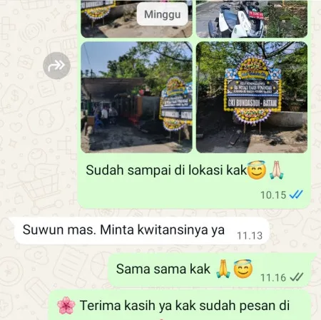 Pengiriman Papan Bunga Duka Jatirejo Jepon